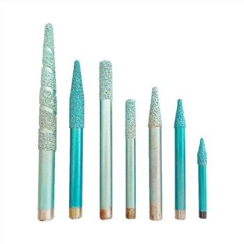 Vakuumli lehimli olmosli router bitlari